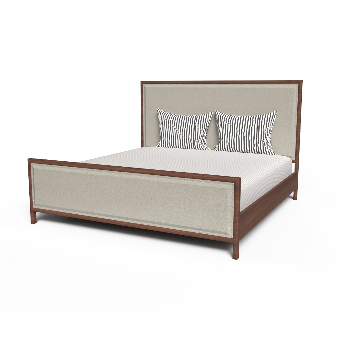 wooden bed