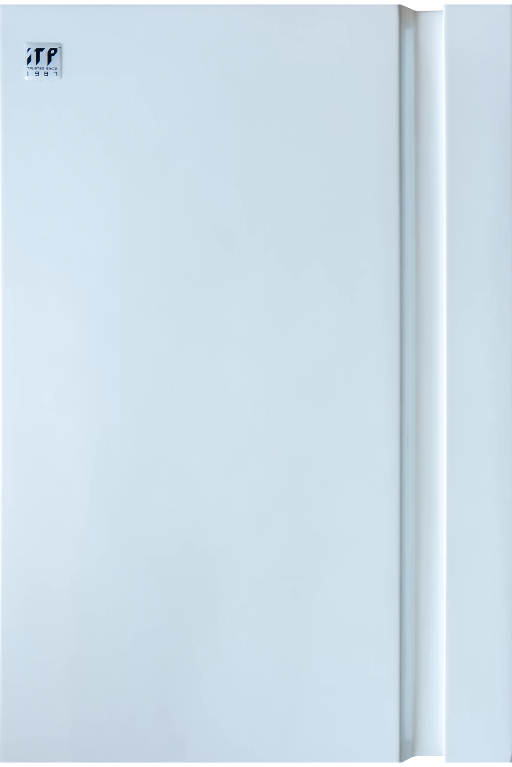 ITP Integrated Handle Metalic White Color Glossy Finish Kitchen Shutter