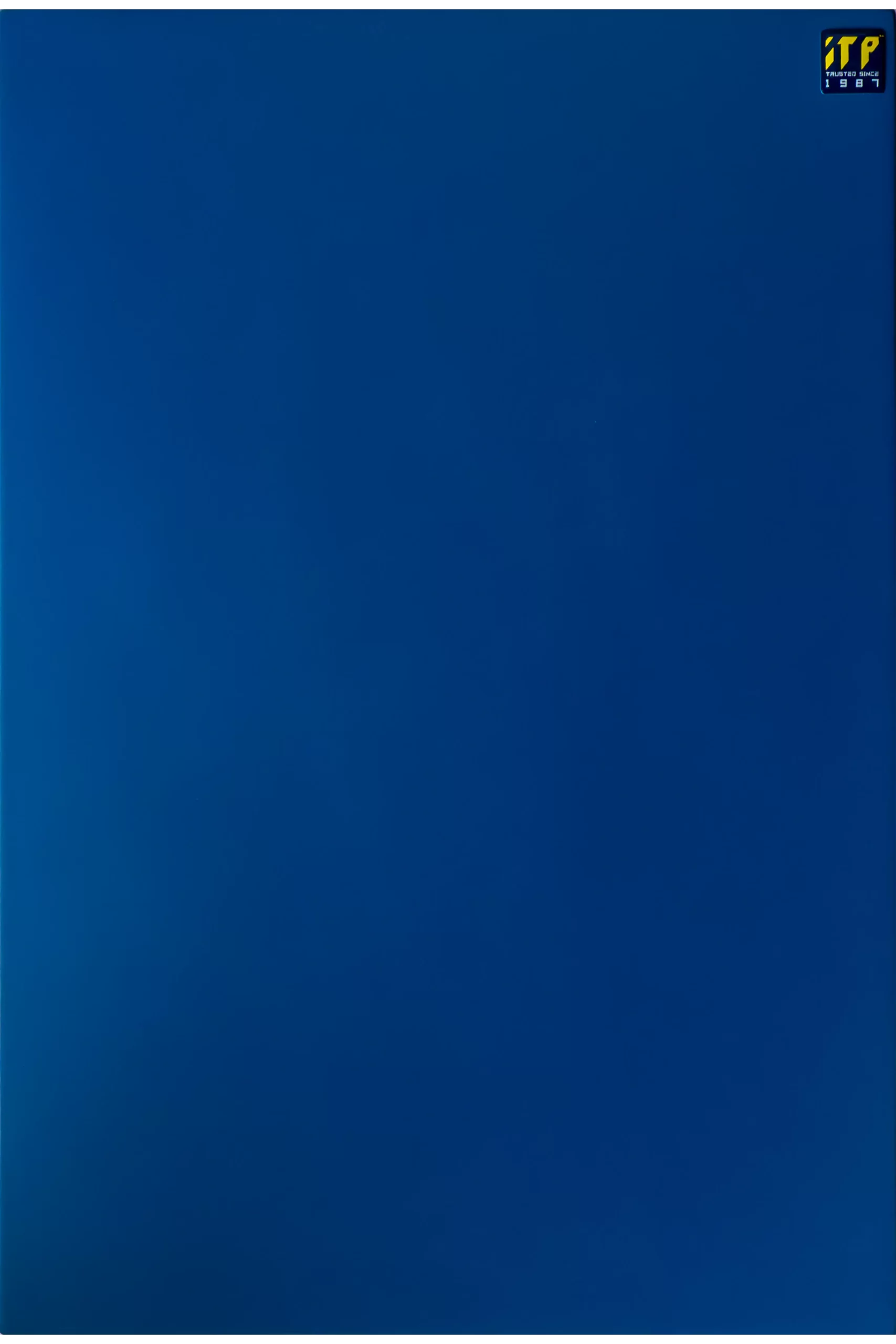 ITP PU Matte Plain Dark Blue Finish Kitchen Shutter