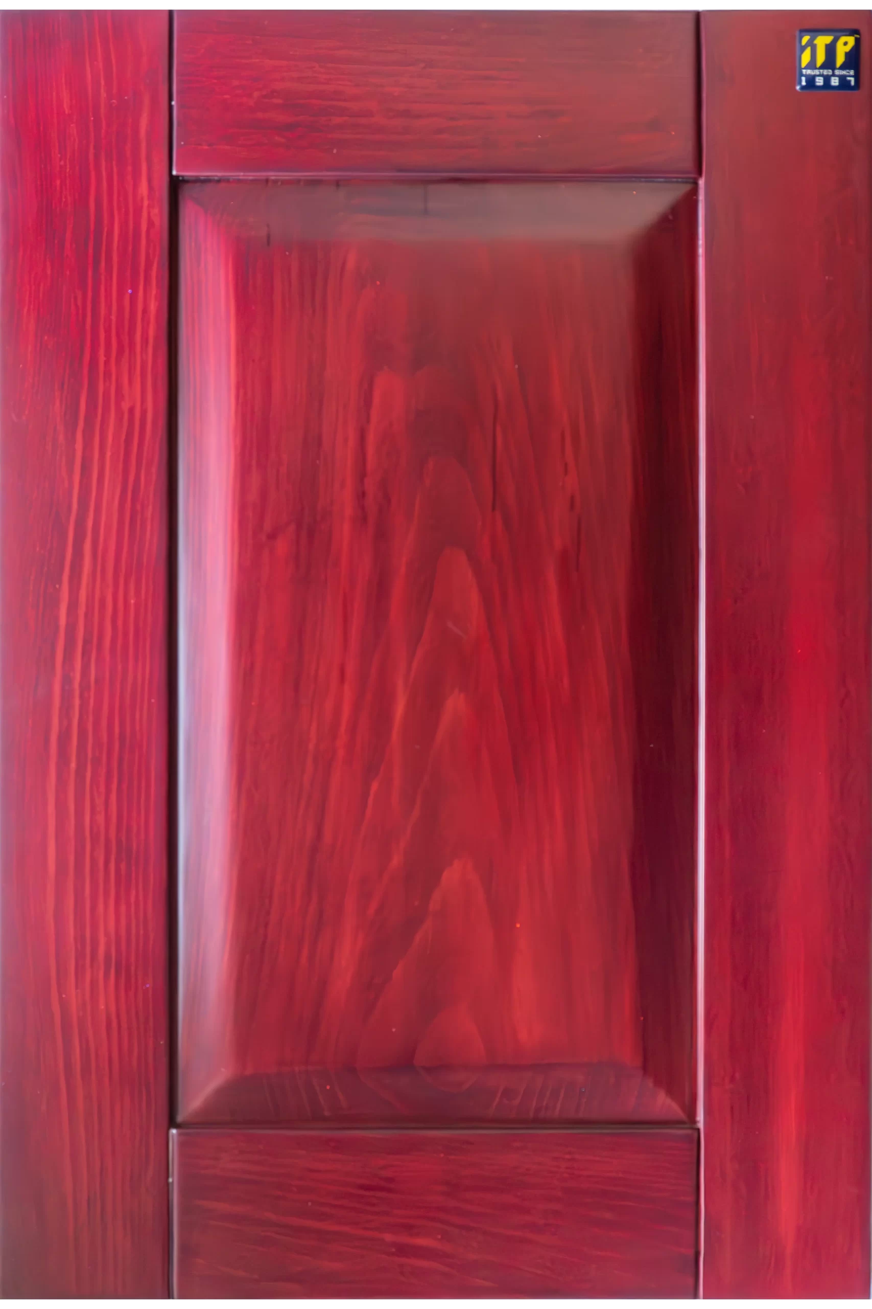 ITP Steam Beech Bevelled Panel Rose Wood Kitchen Shutter