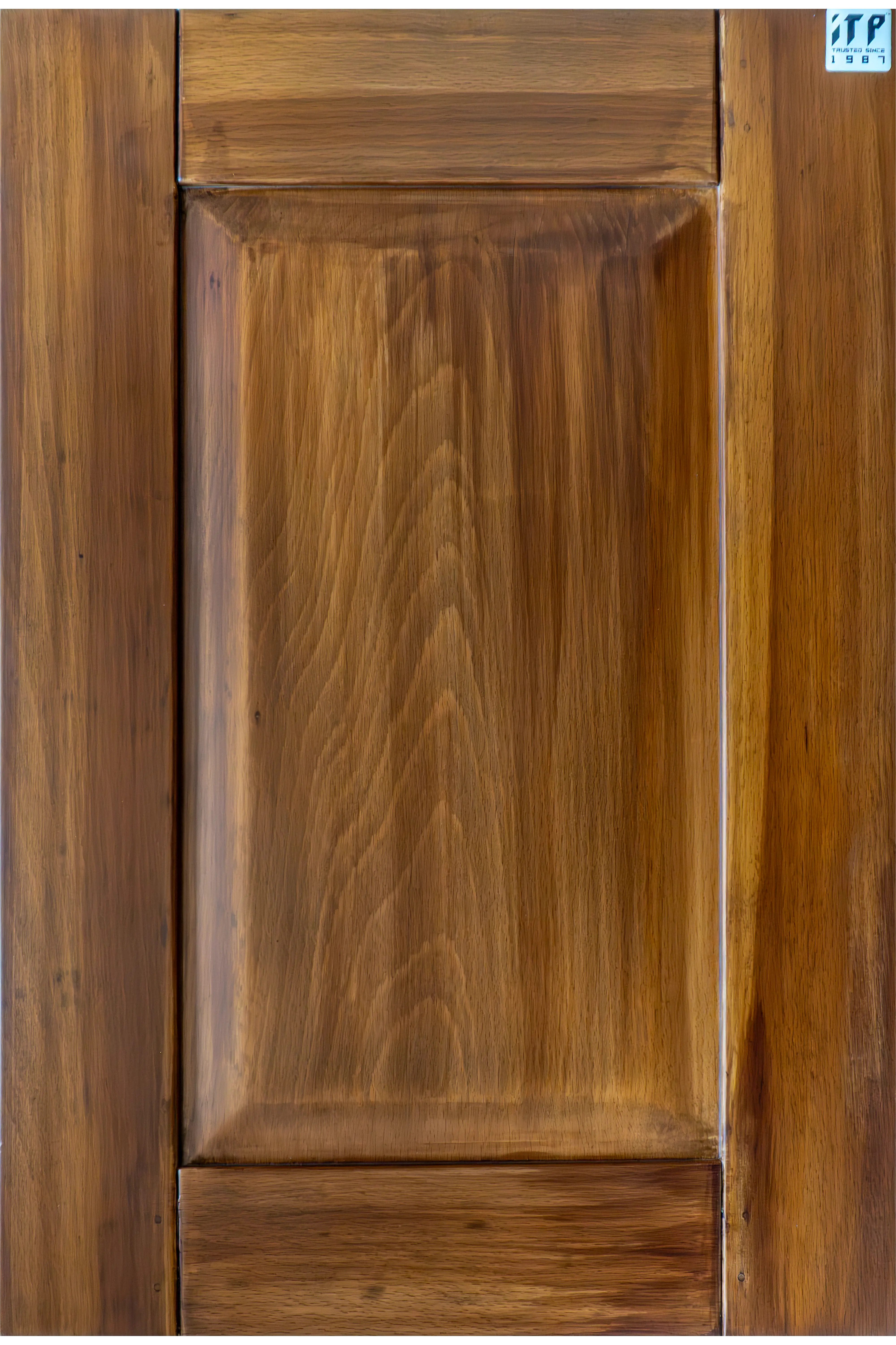ITP Steam Beech Bevelled Panel Teak Color Kitchen Shutter