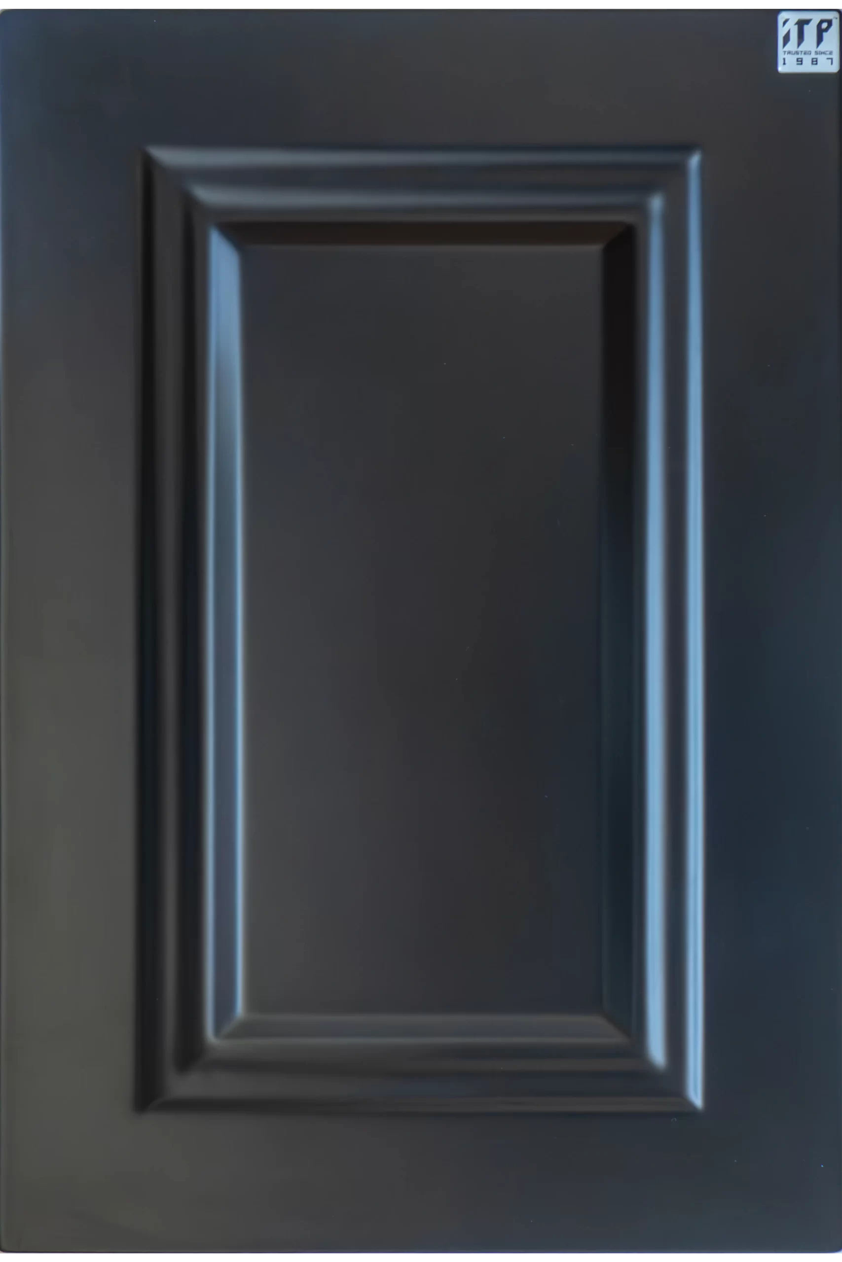 ITP Trime Panel Black Matte Finish Kitchen Shutter